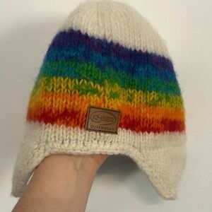 Wool Kids Multicolor Knit Hat